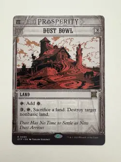 Dust Bowl Showcase MTG Magic the Gathering Card NM Near Mint OTP - Image 1