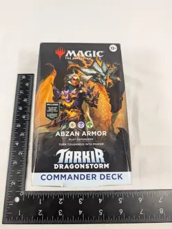 MTG Abzan Armor Commander Deck Tarkir Dragonstorm Factory Sealed - Box Wear - Image 1