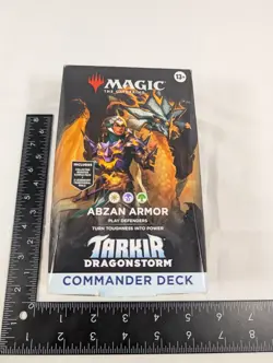 MTG Abzan Armor Commander Deck Tarkir Dragonstorm Factory Sealed - Box Wear - Image 2