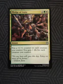 mtg pledge of unity war of the spark - Image 1