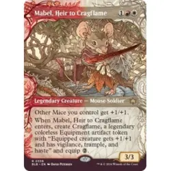 Mabel, Heir To Cragflame (showcase) X4 M/NM Magic: The Gathering MTG Bloomburrow - Image 1