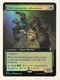 Undermountain Adventurer Commander Legends: Battle for Baldur's Gate Foil MTG NM - Image 1
