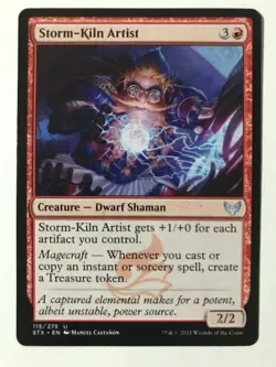 STORM-KILN ARTIST Strixhaven School of Mages MTG Magic the Gathering NM - Image 1