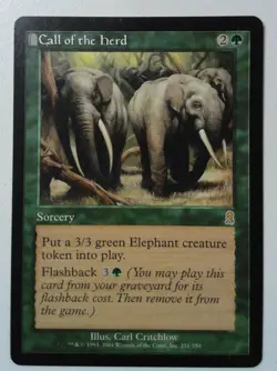 Call of the Herd *Rare* Magic MtG x1 Odyssey SP - Image 1