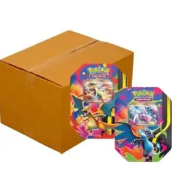 Pokemon TCG Mega Charizard ex Tins Case Of 6 Sealed - Image 2