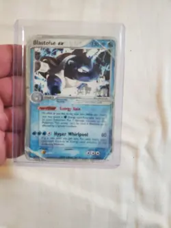 DAMAGED Pokemon TCG Blastoise ex 104/112 Hiroki Yano World Championship - Image 1