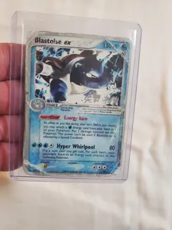 DAMAGED Pokemon TCG Blastoise ex 104/112 Hiroki Yano World Championship - Image 2