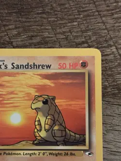Pokemon TCG Brock's Sandshrew Gym Heroes 1st Ed 72/132 Common Basic 50 HP Regul… - Image 4