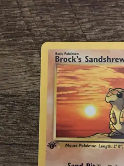 Pokemon TCG Brock's Sandshrew Gym Heroes 1st Ed 72/132 Common Basic 50 HP Regul… - Image 5