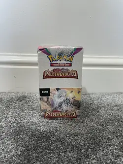 Pokemon TCG Scarlet & Violet Paldea Evolved Half Booster Box 18 Packs Sealed ✅ - Image 1