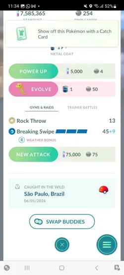 Pokemon Go Shiny Onix ( XXL) - Image 2