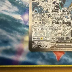 Pokemon TCG Kingdra ex SVP 131 Shrouded Fable Black Star Promo - NM / M - Image 4