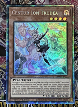 YuGiOh Centur-Ion Trudea VASM-EN017 Collector's Rare NM 1st Edition - Image 1