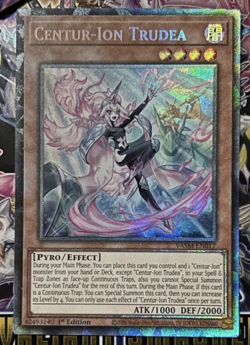 YuGiOh Centur-Ion Trudea VASM-EN017 Collector's Rare NM 1st Edition - Image 2