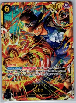 Sabo OP13-120 SEC English Carrying On His Will - One Piece Card - NM - Image 1