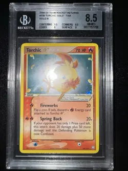 Pokemon Torchic Gold Star 108/109 BGS 8.5 Holo ENG - No Charizard Crystal - Image 1