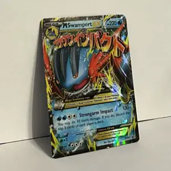 Pokemon TCG M Swampert EX XY87 XY Promo Holo Card Mega Water NM - Image 2