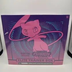 Pokemon TCG Fusion Strike Elite Trainer Box English Mew 2021 Small Tear - Image 1
