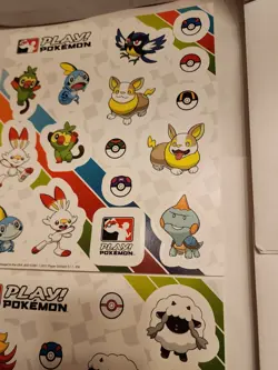 📈 HOT 🔥 2 Play POKEMON 2021 Sticker Sheets 16 stickers League Promo 1.1 & 1.2 - Image 4