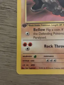 Pokemon TCG Brock's Onix Gym Heroes 69/132 Common Basic 100 HP 1st Ed Regular E… - Image 4