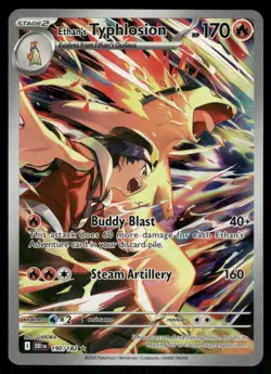 Pokemon Cards Ethan's Typhlosion 190/182 Destined Rivals Illustration Rare LP - Image 1