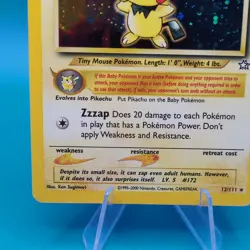 Pichu Holo Rare Neo Genesis 12/111 Pokemon TCG Vintage Card - Image 4