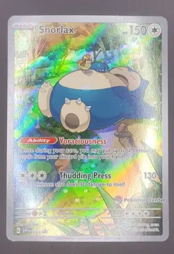 Snorlax-051 (Pokemon Center Exclusive) 051 Sv: Scarlet & Violet Promo Cards Holo - Image 1