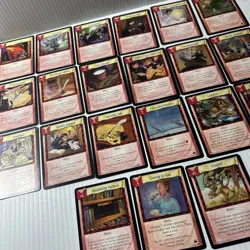 Harry Potter TCG Adventures at Hogwarts Lot 21 Cards 2002 SPELL Red/4j-w - Image 1