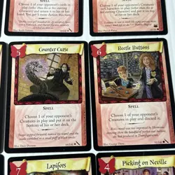 Harry Potter TCG Adventures at Hogwarts Lot 21 Cards 2002 SPELL Red/4j-w - Image 5