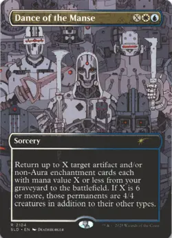 MTG Dance of the Manse Normal NM Secret Lair Drop Series Magic 2104 - Image 1