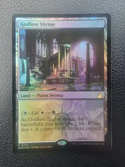 Godless Shrine | NM | FOIL | Ravnica Remastered RVR #277 | MTG - Image 1