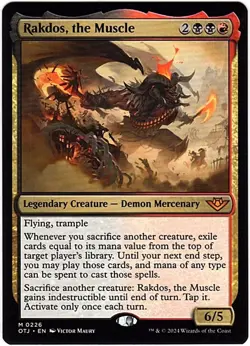 MTG Outlaws of Thunder Junction Rakdos, the Muscle (Mythic) - Image 1