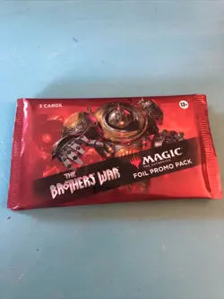3 Magic The Gathering MTG: The Brothers War FOIL Promo Packs -Brand New Sealed - Image 2