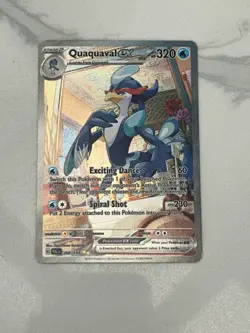 Pokemon Quaquaval EX Sv02 260/193 Special Illustration Rare Holo 320 HP - Image 1