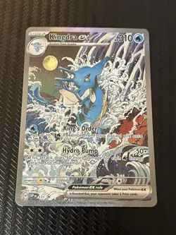 Kingdra EX 131 Black Star Promo Full Art Scarlet and Violet NM Pokemon - Image 1