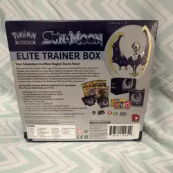 Pokemon TCG Sun & Moon Elite Trainer Box Solgaleo Lunala Booster English - Image 1