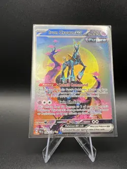 Pokemon Iron Crown ex 206/162 Temporal Forces Special Illustration Rare - Image 1