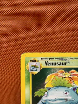 Pokemon TCG Venusaur Card 15/102 Base Set Unlimited Holo Rare HP/DMG 2075 - Image 2