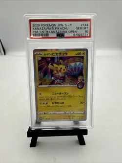 Pokemon Kanazawa's Pikachu PM Center Opening Japanese Holo Promo 144/S-P PSA 10 - Image 1