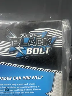 Pokemon TCG - Black Bolt - Binder Collection - Brand New /Free Delivery - Image 3