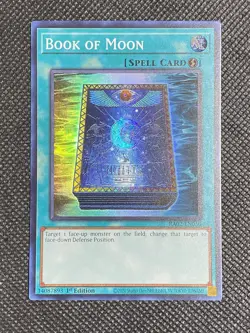 YuGiOh! - Book of Moon RA02-EN050 Super Rare 1st Edition Near Mint - Image 1