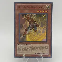 Yugioh The Six Samurai - Zanji RYMP-EN092 Ultra Rare 1st Ed NM - Image 1
