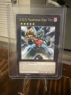 Yugioh! NM D/D/D Marksman King Tell - MP16-EN079 - Rare - 1st Edition NM/M - Image 1