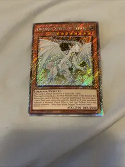 Dragon Spirit of White RA04-EN265 Platinum Secret Rare NM Yugioh - Image 1