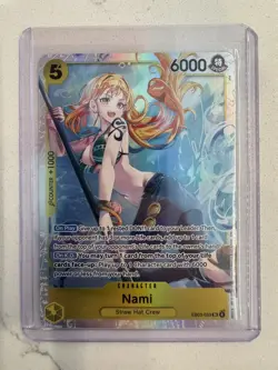 One Piece TCG Nami 053 EB03-053 Extra Booster Heroines Edition SR English NM - Image 3