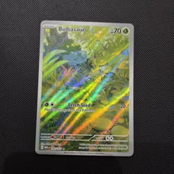 Pokemon Card - Bulbasaur 166/165 S&V 151 Holo Illustration Rare - M/NM - Image 1