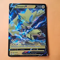Zeraora V 053/159 SWSH Crown Zenith - Half Art pokemon Card pack fresh - Image 1