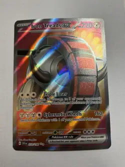 Pokemon TCG Scarlet & Violet Iron Treads EX Full Art Ultra Rare Card 233/198 - Image 1