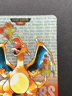 Charizard Prism Carddass Vending Red Bandai 6 Holo Japanese Pokemon Card - Image 4
