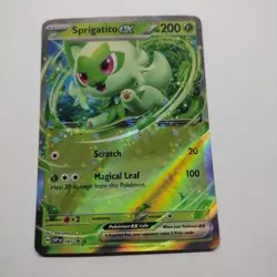 Sprigatito ex - SVP 087 - Black Star Promo - Pokemon Card - LP - Image 1
